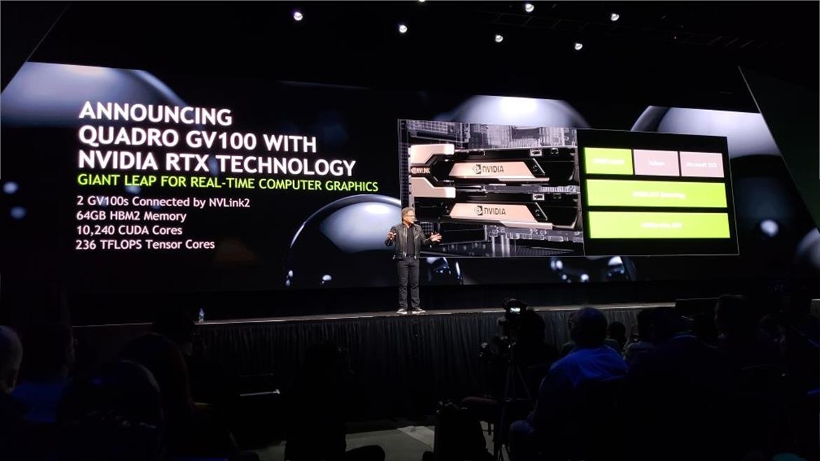 NVIDIA Announces Quadro GV100 Volta-Powered Graphics With RTX Real-Time Ray Tracing Wizardry (Updated)