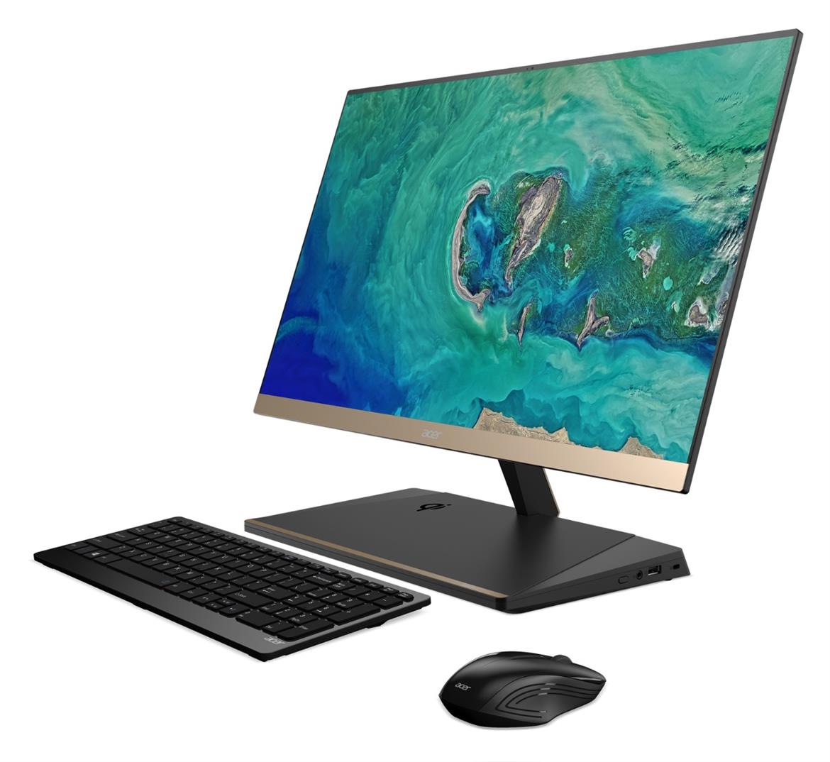 Acer Aspire S24 All-in-One PC Rocks 8th Gen Core, Ultra Slim Design And Integrated Qi Charging