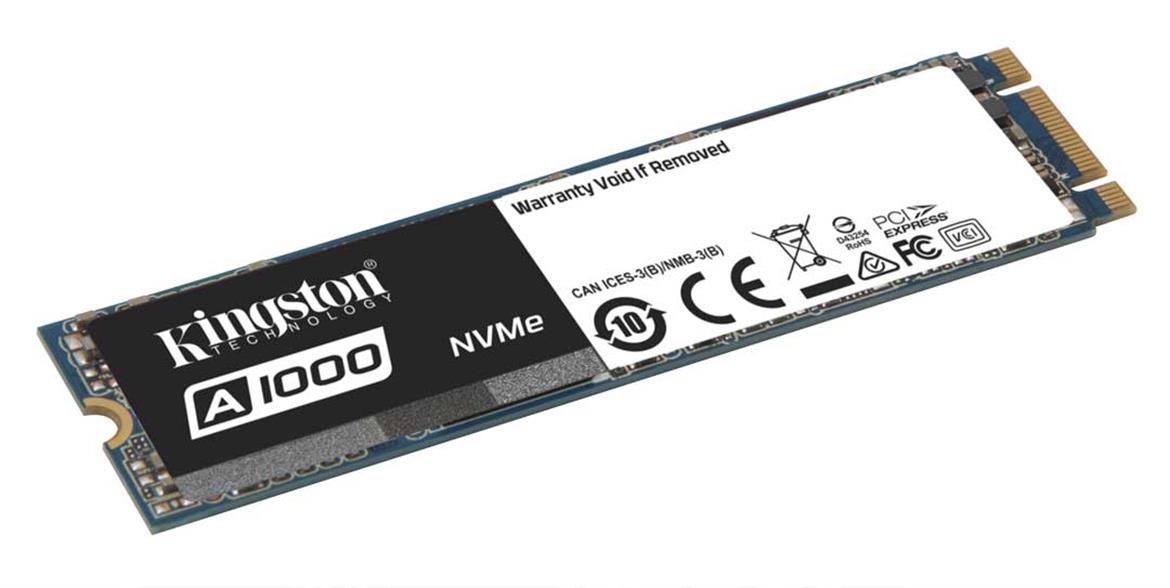 Kingston A1000 PCIe NVMe SSD Delivers Solid Performance At 'Near SATA' Prices