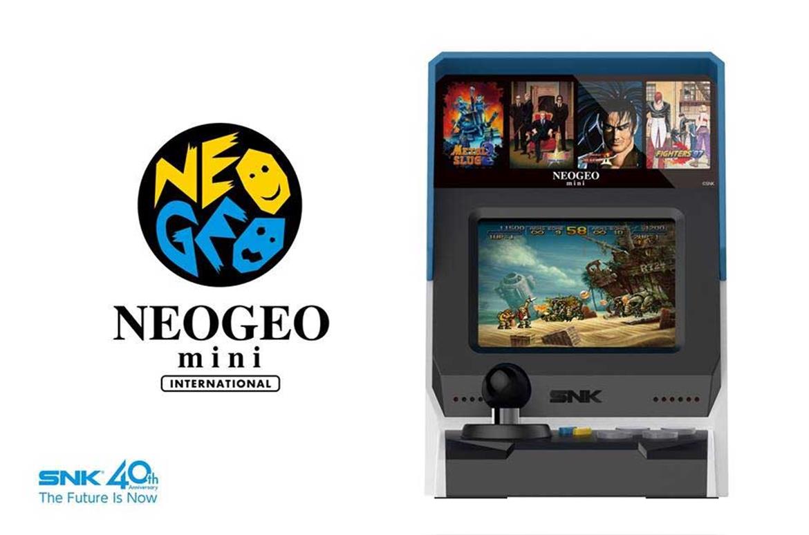NEOGEO Mini Retro Console Packs In 40 Classic Games