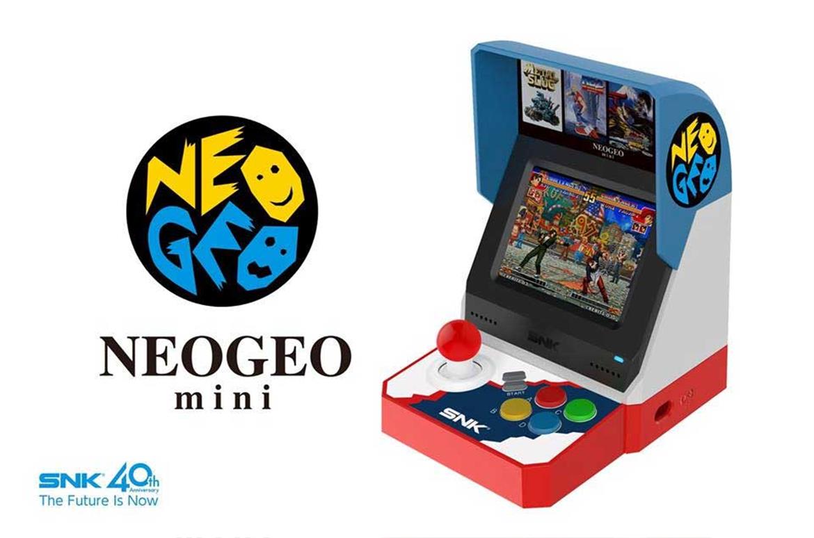 NEOGEO Mini Retro Console Packs In 40 Classic Games