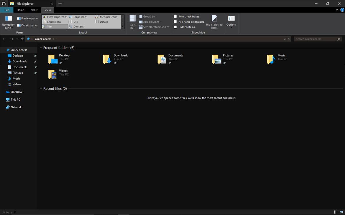 Windows 10 Insider Preview 17666 Brings Evil File Explorer Dark Mode, Fluent Design Tweaks