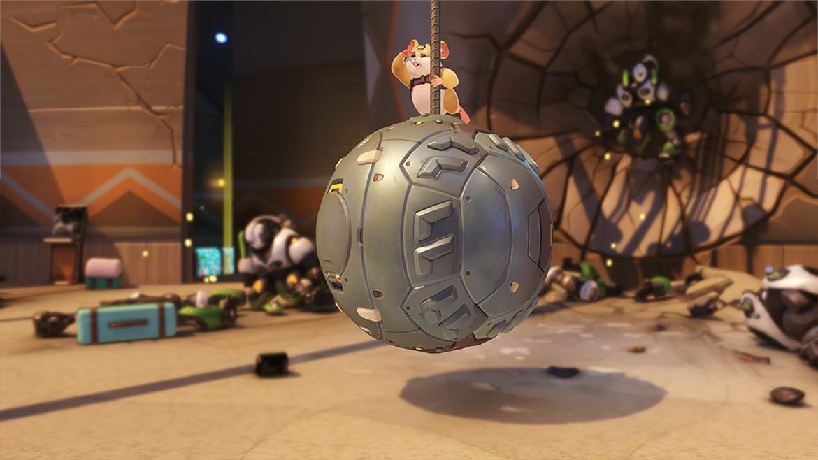 A Portly Hamster Named Wrecking Ball Is Overwatch's Newest Champion