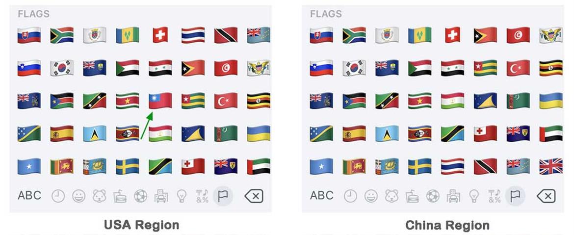 Chinese Censorship Run Amuck Crashes iPhones With Taiwan Flag Emoji