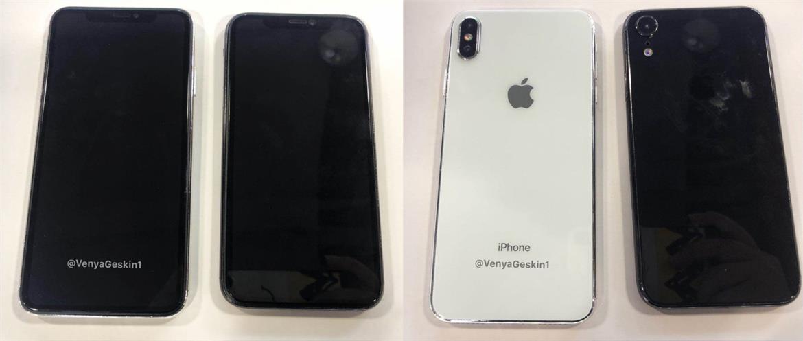 Apple's 2018 iPhone X Plus And 6.1-inch LCD iPhone Shown In Leaked Photos