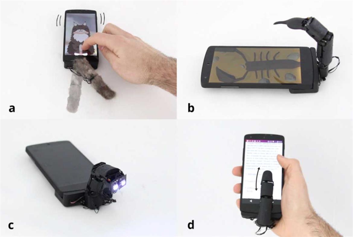 MobiLimb Is A Crazy Creepy Crawly Robotic Finger For Your Smartphone