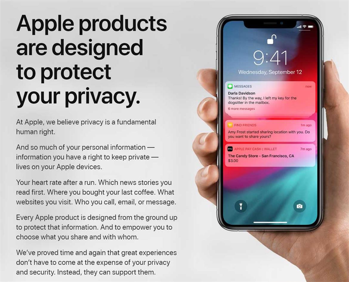 Apple Overhauls Privacy Page And Allows U.S. Customers To Download All Of Their Data