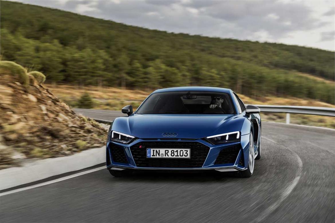 2019 Audi R8 Mid-Engine Supercar Adds More Power, Better Handling And Sharper Styling
