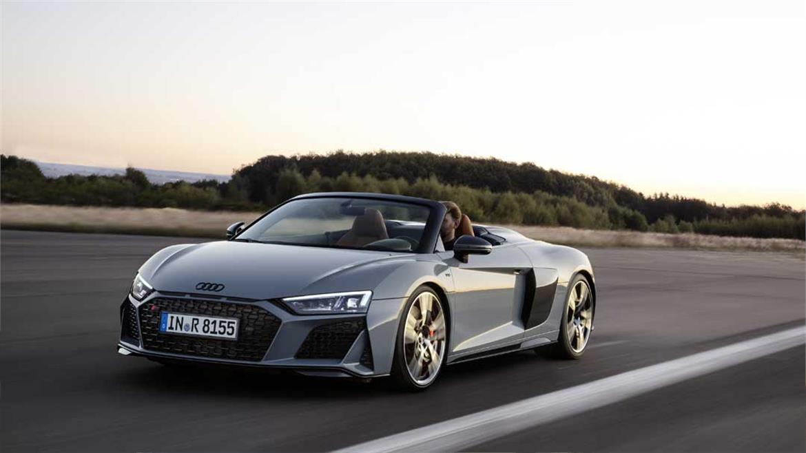 2019 Audi R8 Mid-Engine Supercar Adds More Power, Better Handling And Sharper Styling
