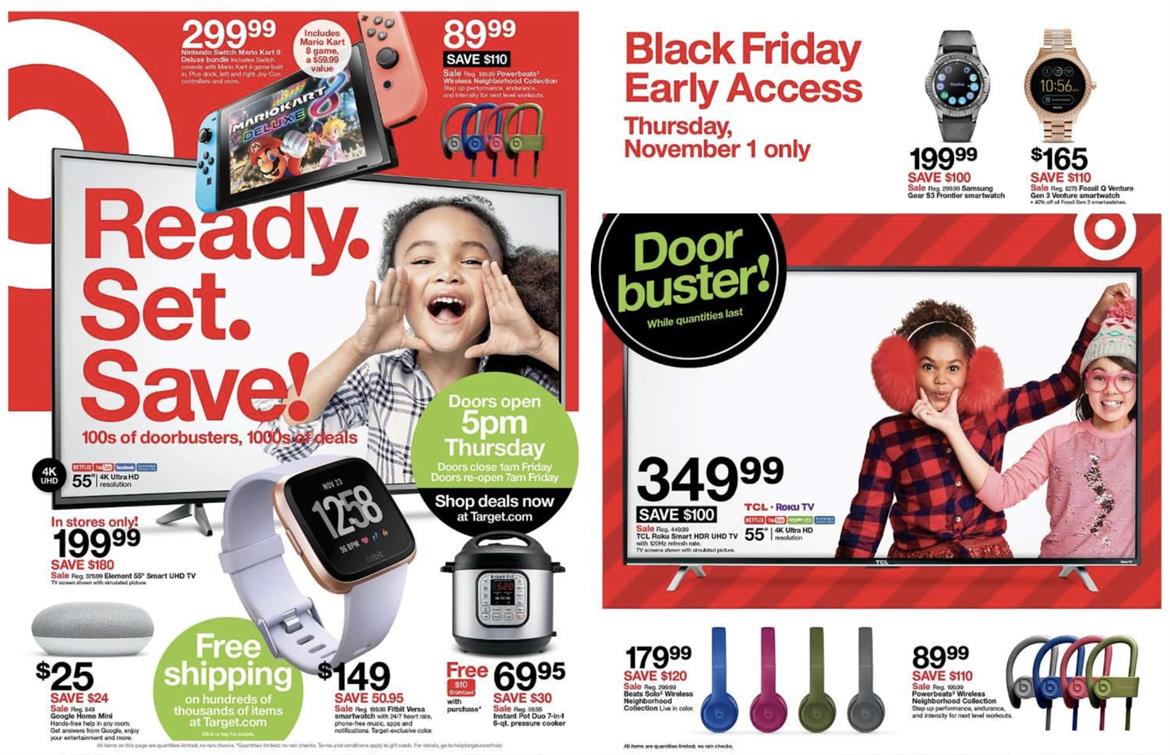 Target Black Friday Deals Include Red Hot $200 55-inch 4K Smart TV, $40 Black Ops 4, $200 PS4 Bundle