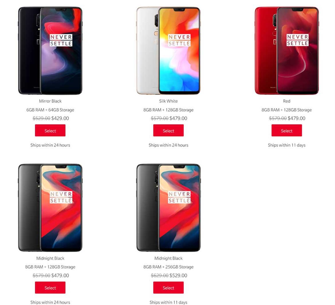 OnePlus 6 Gets A $100 Discount Off Its Already Low Price For Black Friday