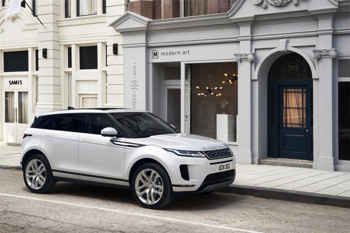 The 2020 Range Rover Evoque Dons Invisibility Cloak With Virtual See-Through Hood