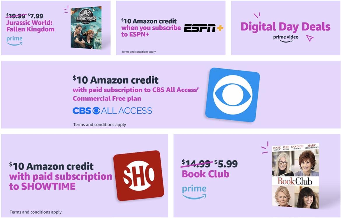 Amazon Digital Day Starts Today With Hot Deals On eBooks, Games, And Movies