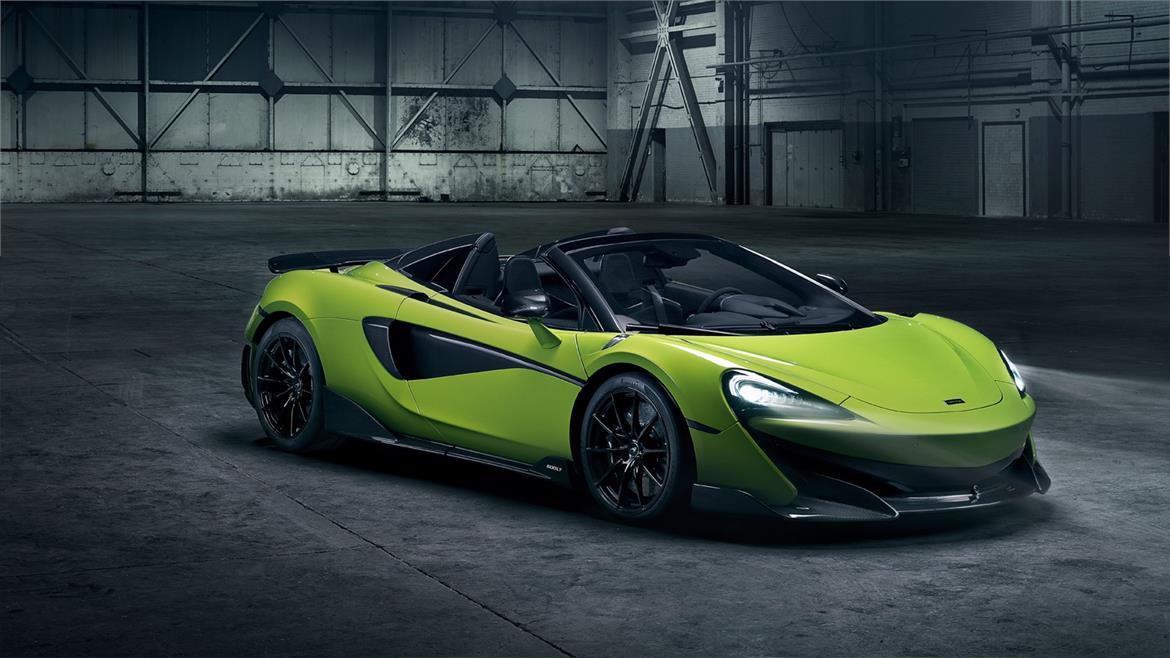 2020 McLaren 600LT Spider Delivers Open-Top Thrill Rides At 197 MPH