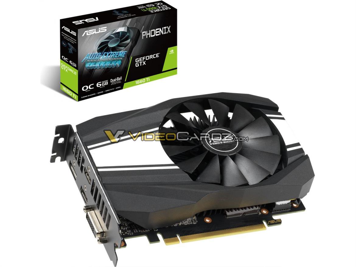 A Trio Of ASUS GeForce GTX 1660 Ti Turing Gaming Cards Have Just Leaked
