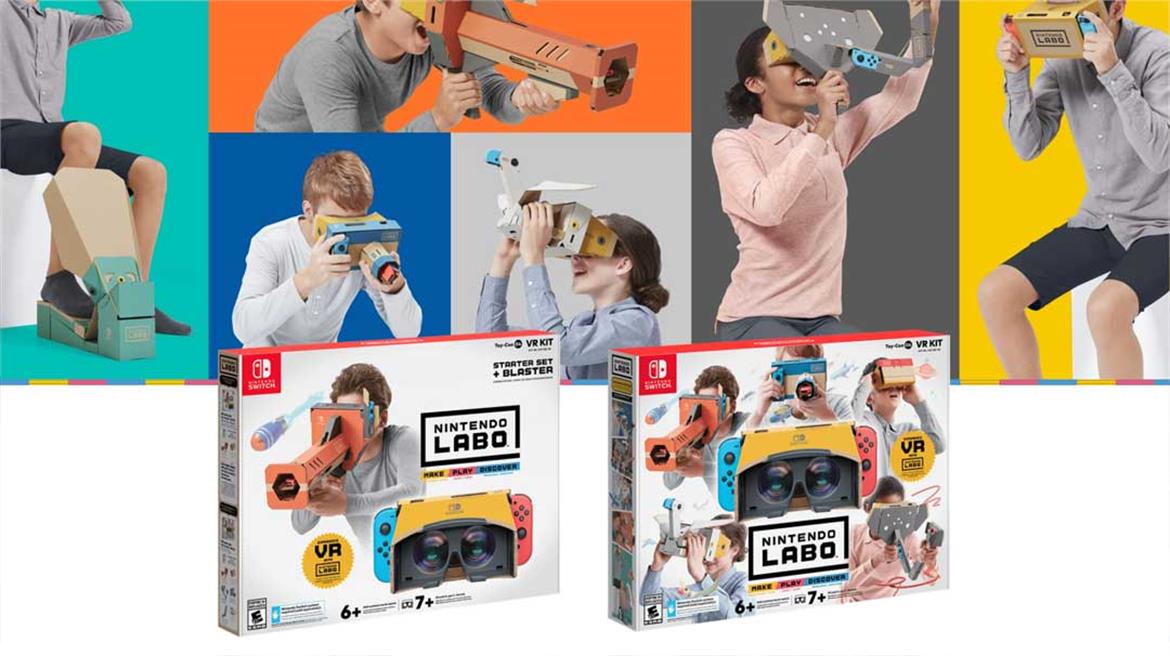Nintendo Labo VR Kit Brings Cardboard VR Accessories To The Switch