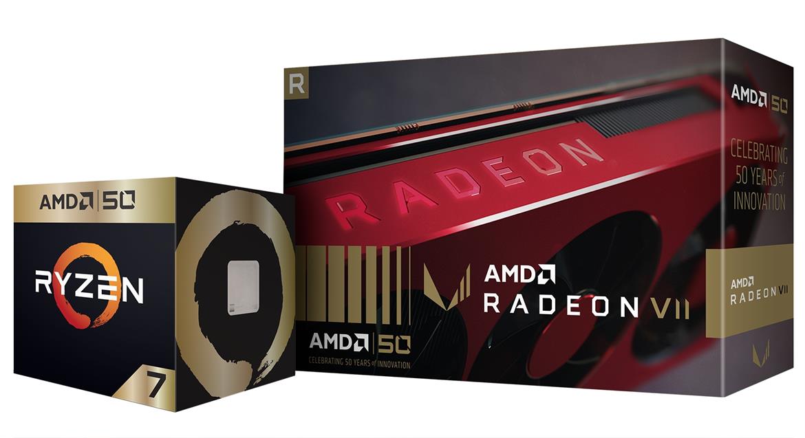 AMD Rolls Out 50th Anniversary Ryzen 7 2700X And Radeon VII Gold Editions