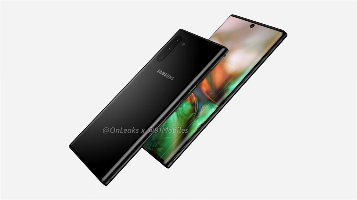 Samsung Galaxy Note 10 Detailed From All Angles In These High Resolution Renders
