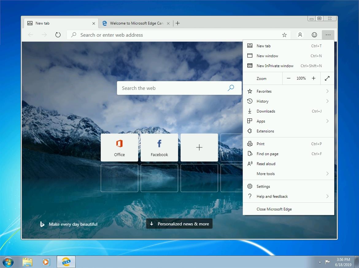 Microsoft Pushes Chromium Edge Dev Preview To Windows 7 And Windows 8.x, Download It Now