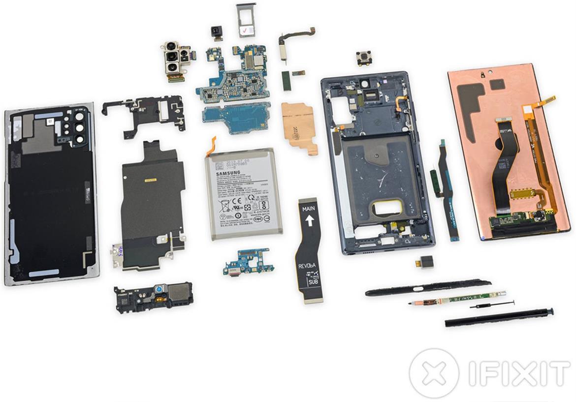 Samsung Galaxy Note 10+ 5G Teardown Reveals A Few Surprises And Horrible Repairability