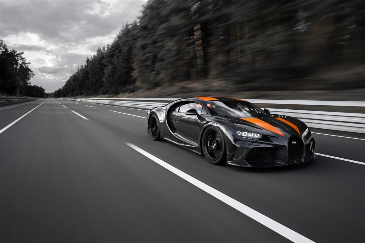 Watch The Bugatti Chiron Hypercar Shatter 300MPH Barrier To Capture Production World Record