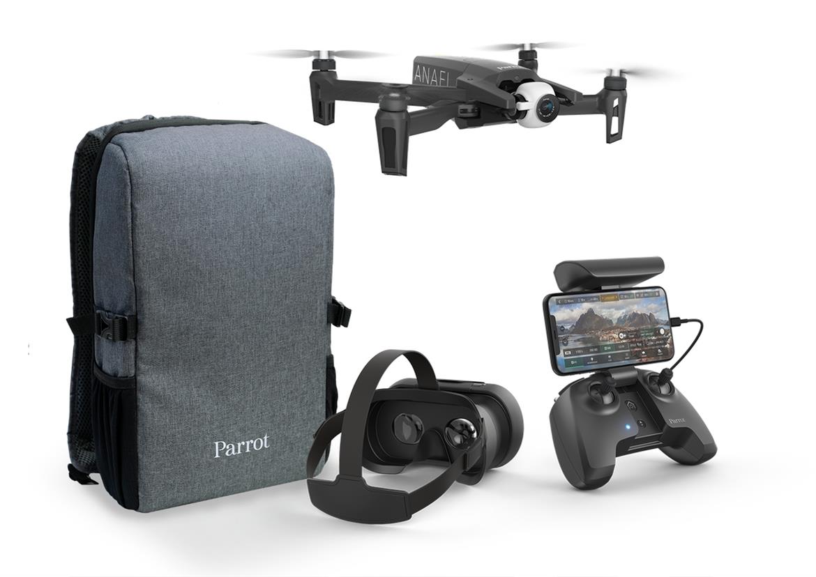 Parrot's Anafi FPV Drone Gives You A Bird's Eye View With Strap-On VR Headset