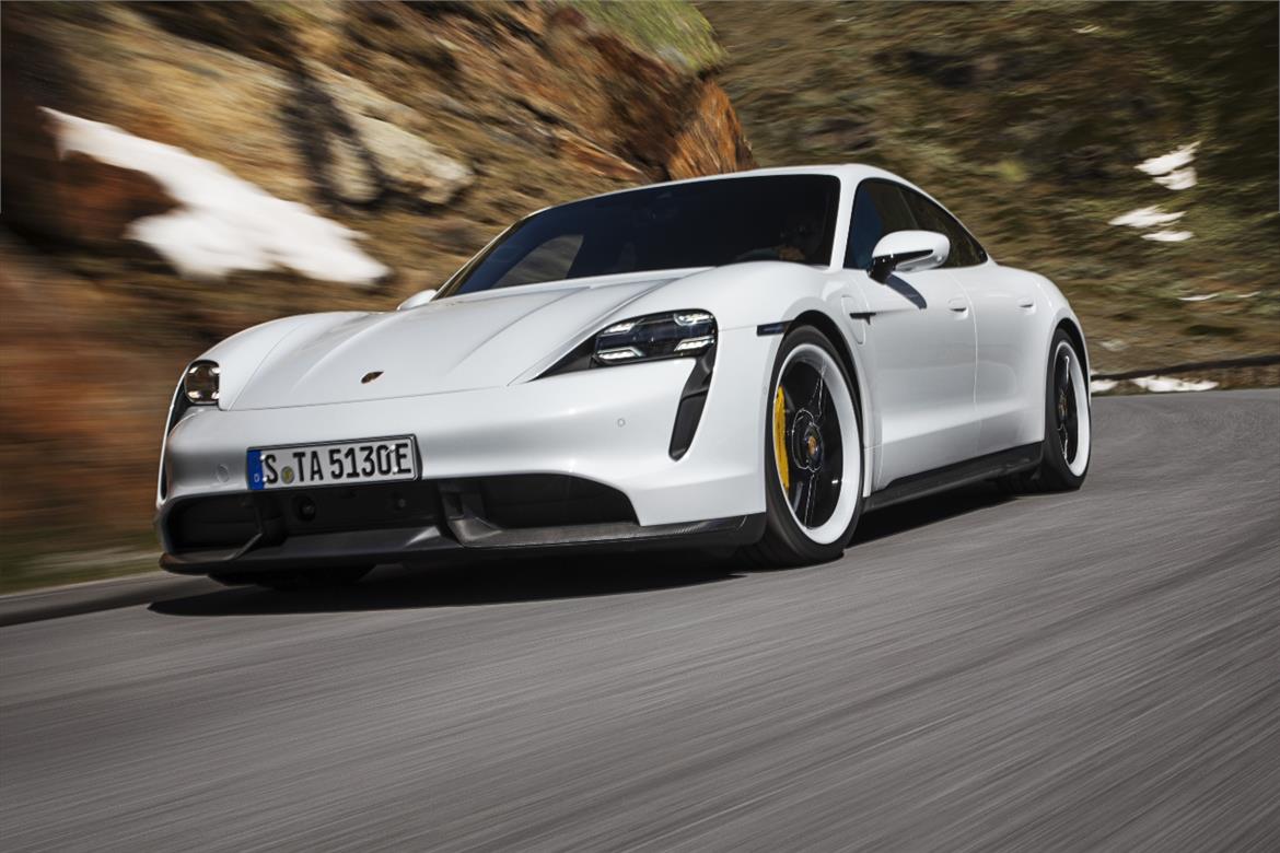Porsche Taycan Turbo S 750 Horsepower EV Monster Rips 0-60 in 2.6 Seconds And Costs $180,000