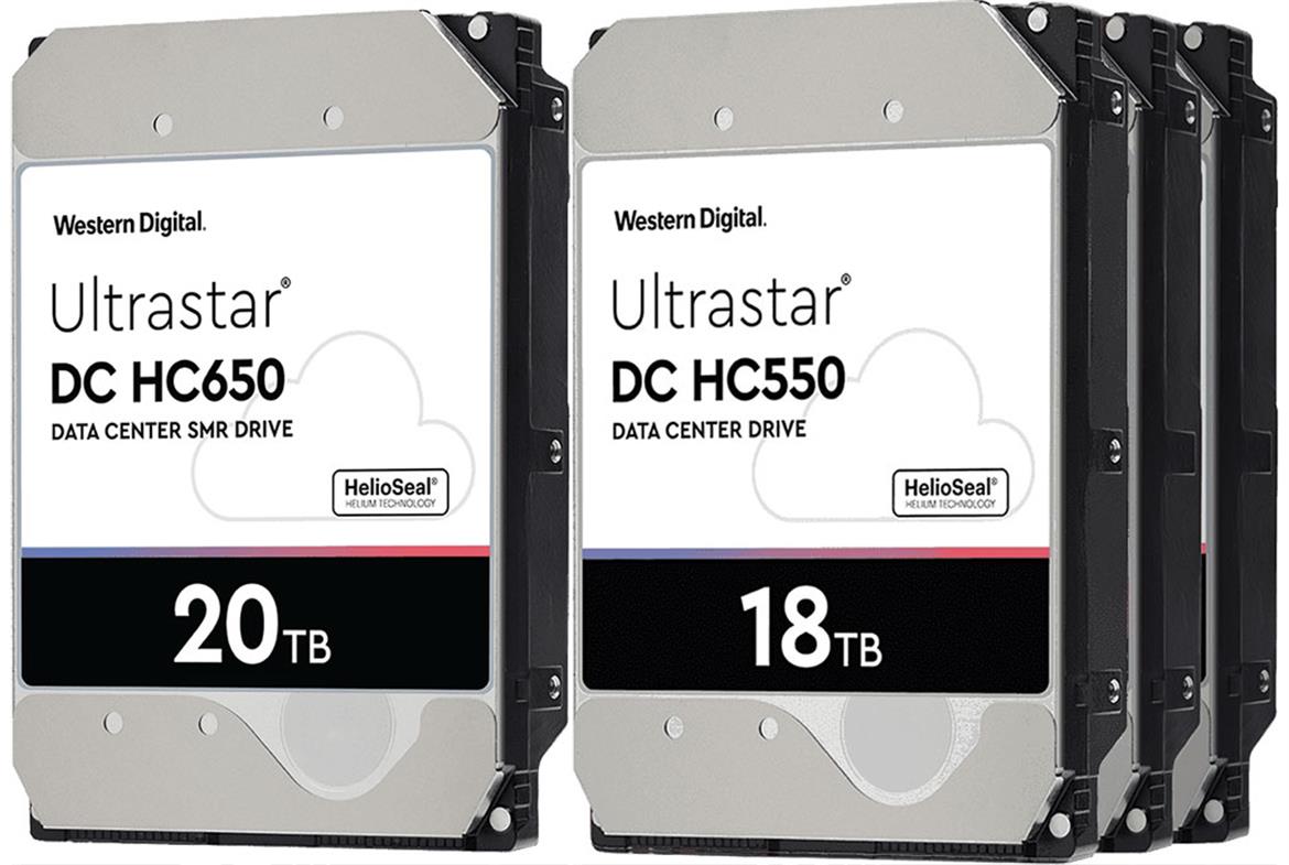 Western Digital Samples 20TB And 18TB Hard Drives For Bodacious Bytes In Data Centers