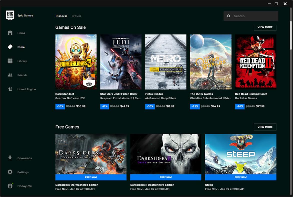 Epic Games Store Rings In New Year With Encore Sale And Three Free Games
