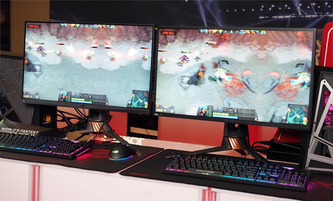 ASUS ROG Swift 360Hz NVIDIA G-SYNC Gaming Display Ramps Refresh Rate Arms Race
