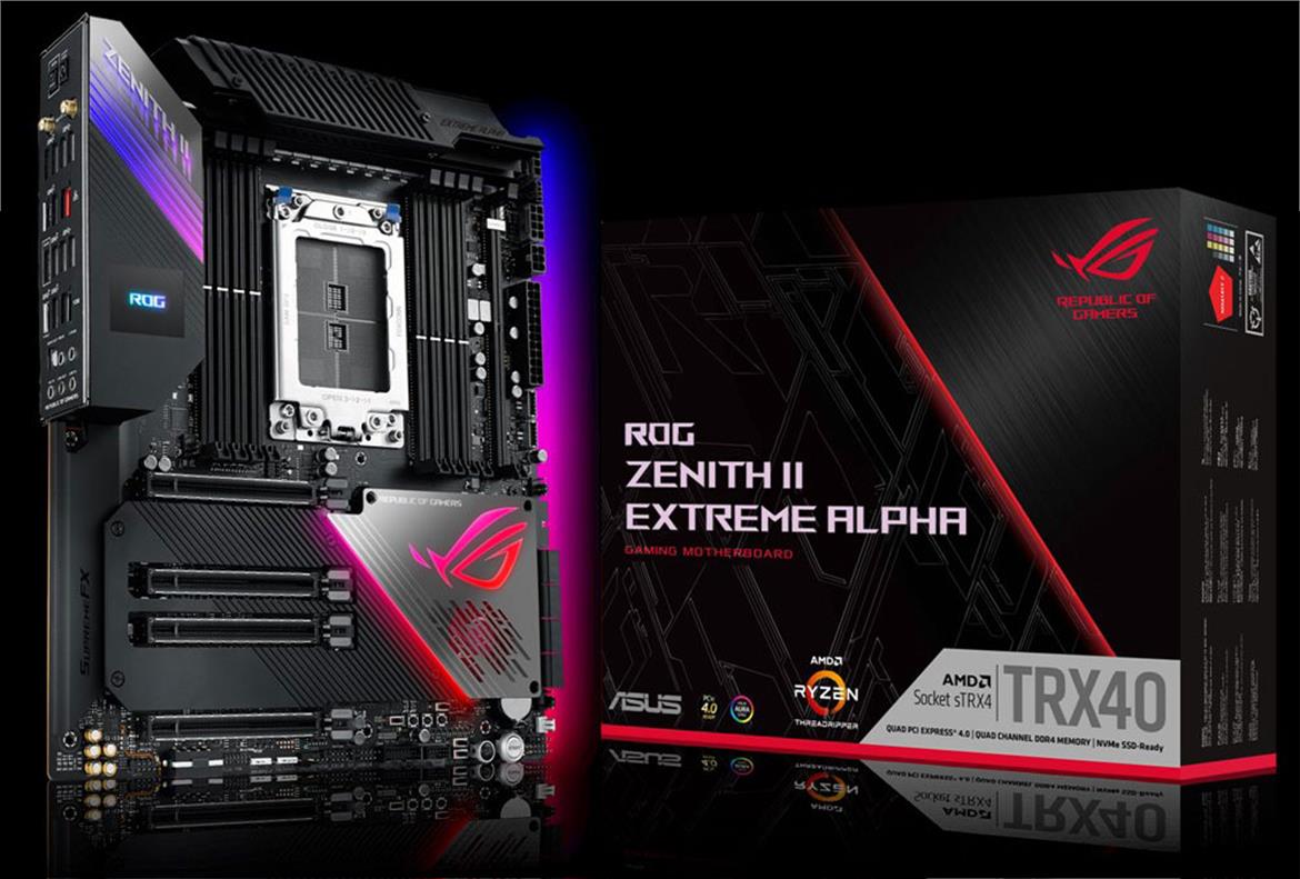 ASUS ROG Zenith II Extreme Alpha Emerges As Ultimate 64-Core Threadripper 3990X Motherboard