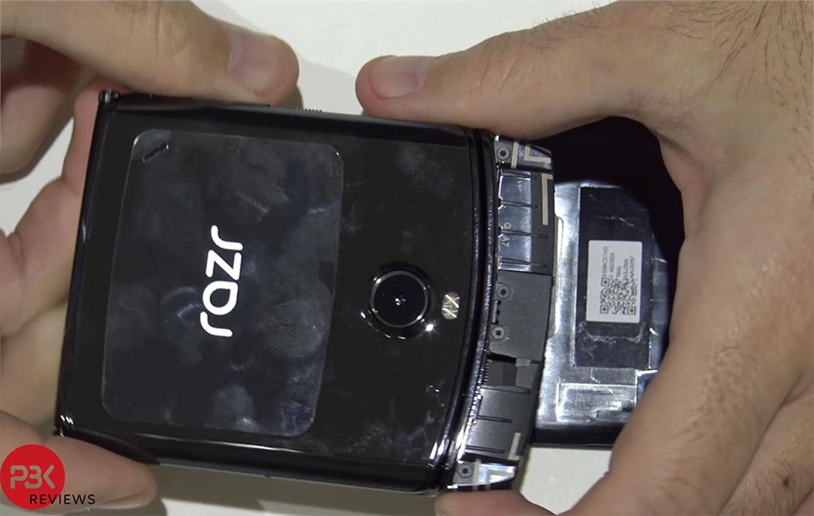 Motorola Razr Teardown Shows Complex Fold Design At The Expense Of Repairability