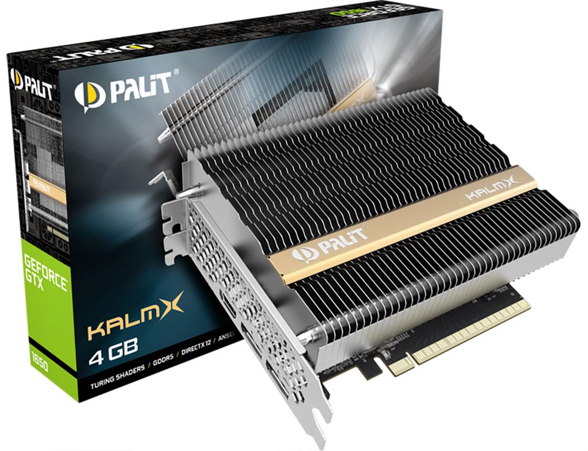 Palit GeForce GTX 1650 KalmX Embraces Sound Of Silence With Passive Cooling