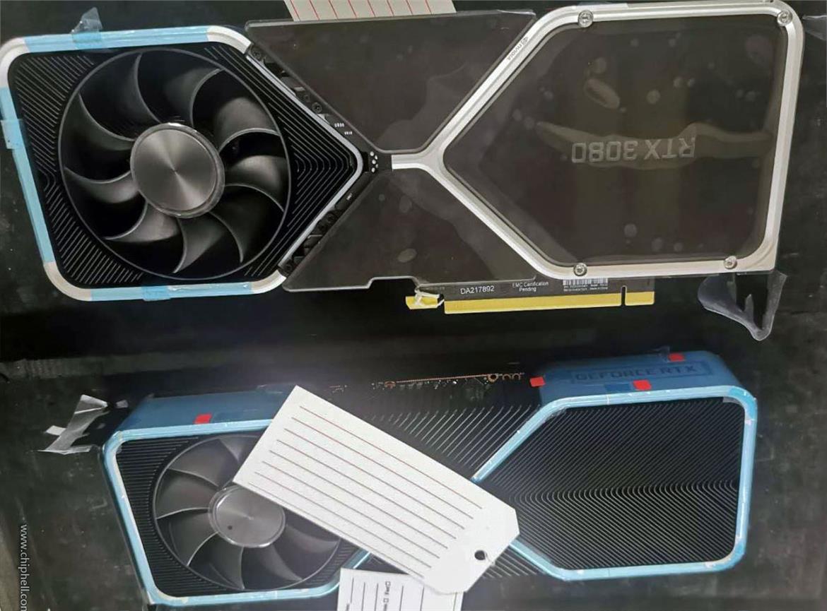 NVIDIA GeForce RTX 3080 Ampere Graphics Card Seen Here Breaking Cover