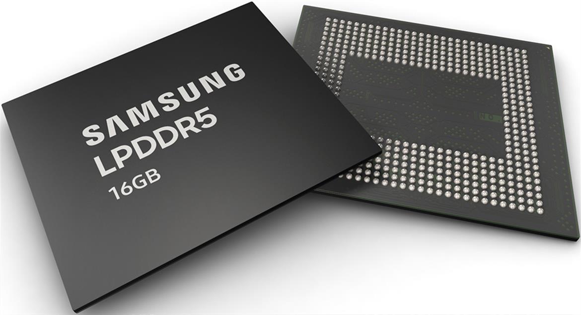 Samsung Is Mass Producing Fast 16Gb LPDDR5 For A New Generation Of 5G Smartphones