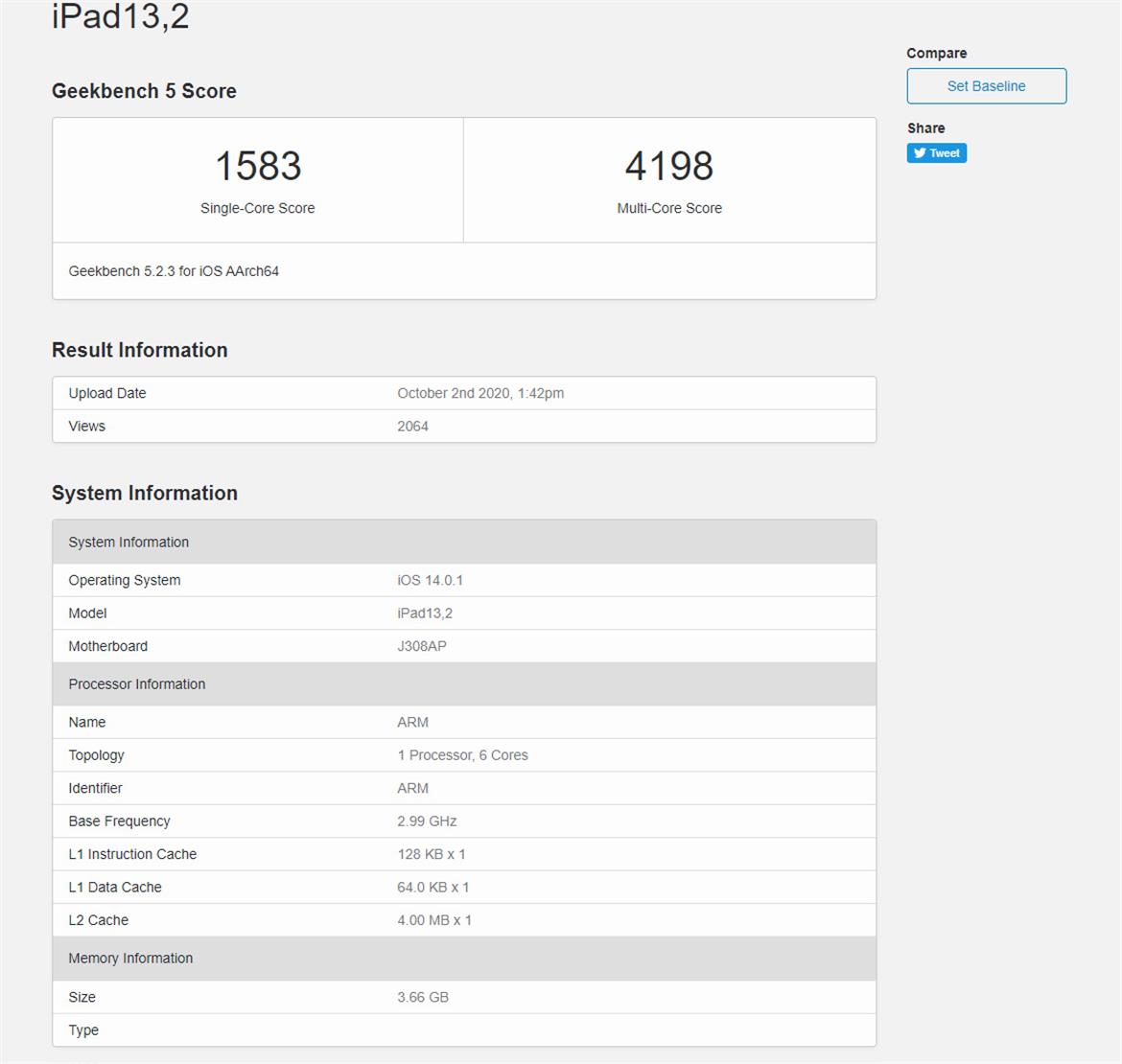 Apple iPad Air A14 Bionic SoC Shows Huge Performance Boost That Bodes Well For iPhone 12