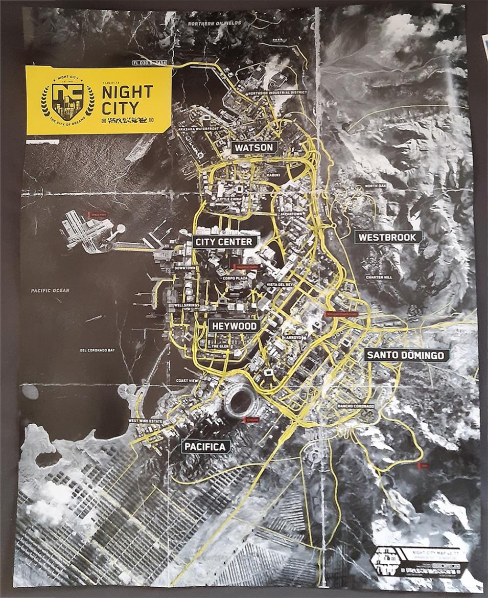 Cyberpunk 2077 Has Gone Gold, Full Map For Night City Leaks