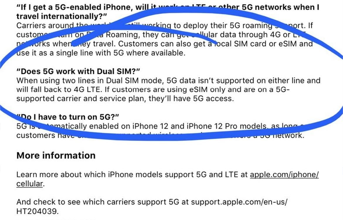 Apple iPhone 12 Models Reportedly Can't Run Dual-SIM And 5G At Same Time