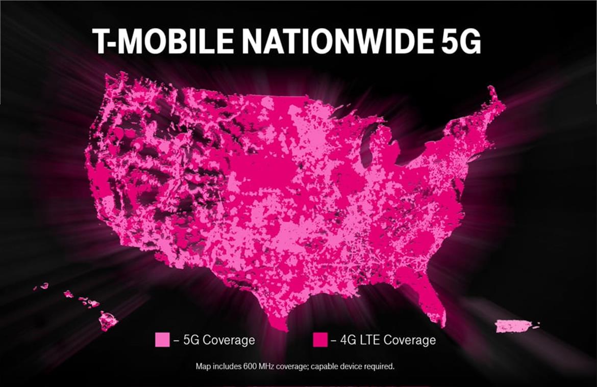 T-Mobile Doubles 2.5GHz Mid-Band 5G Availability Nationwide With 1Gbps Peak Download Speeds
