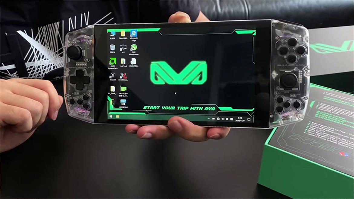 Aya Neo Founder Ryzen 4500U Handheld Gaming PC Launches With 7-Inch Display