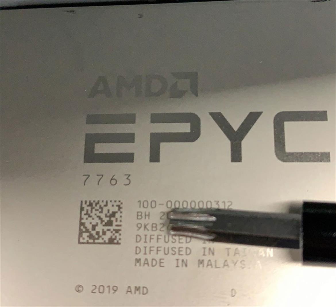AMD EPYC 7763 64-Core 128-Thread Zen 3 CPU Flexes With 3.53GHz Clock