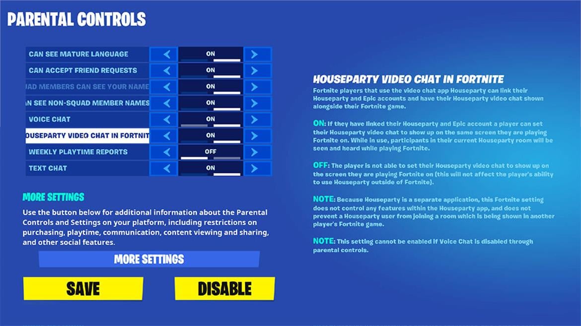 Fortnite's Epic Houseparty Integration Lets You Video Chat With Friends On These Platforms