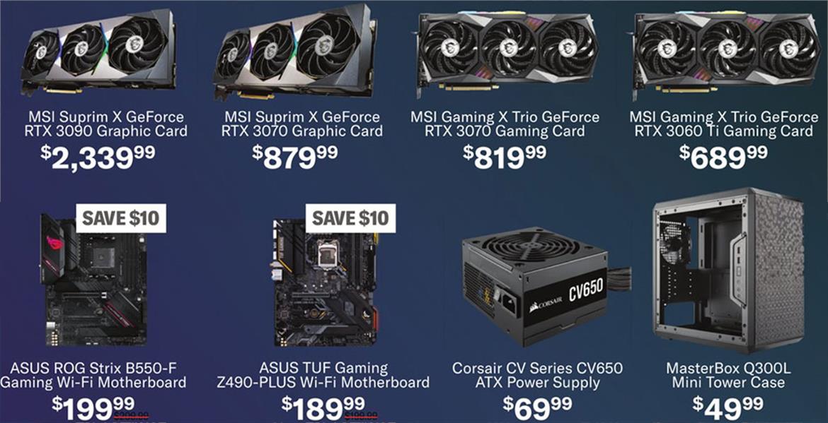 GameStop Makes Big Push Into PC Hardware Starting With GeForce RTX 30 Cards