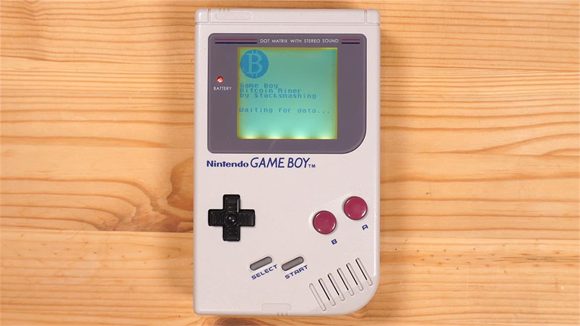 Nintendo Game Boy Converted To Bitcoin Mining Noob With Raspberry Pi Pico