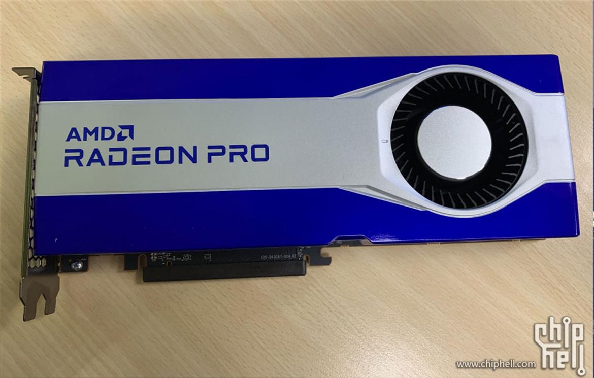 AMD Radeon Pro Graphics Big Navi Card Leaks With 16GB GDDR6 And Blower-Style Cooler
