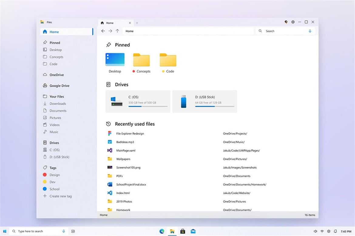 Should Microsoft Adopt This Slick Windows 10 File Explorer Fluent Design UI Concept?