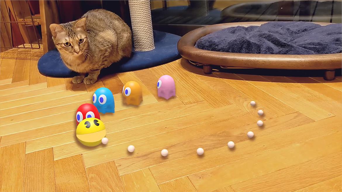 Google AR Search Gets Trendy With Pac-Man, Gundam And Hello Kitty Characters