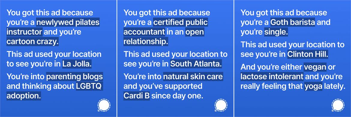 Signal Trolls Facebook With Cringeworthy Instagram Ads And Alarming Privacy Revelations