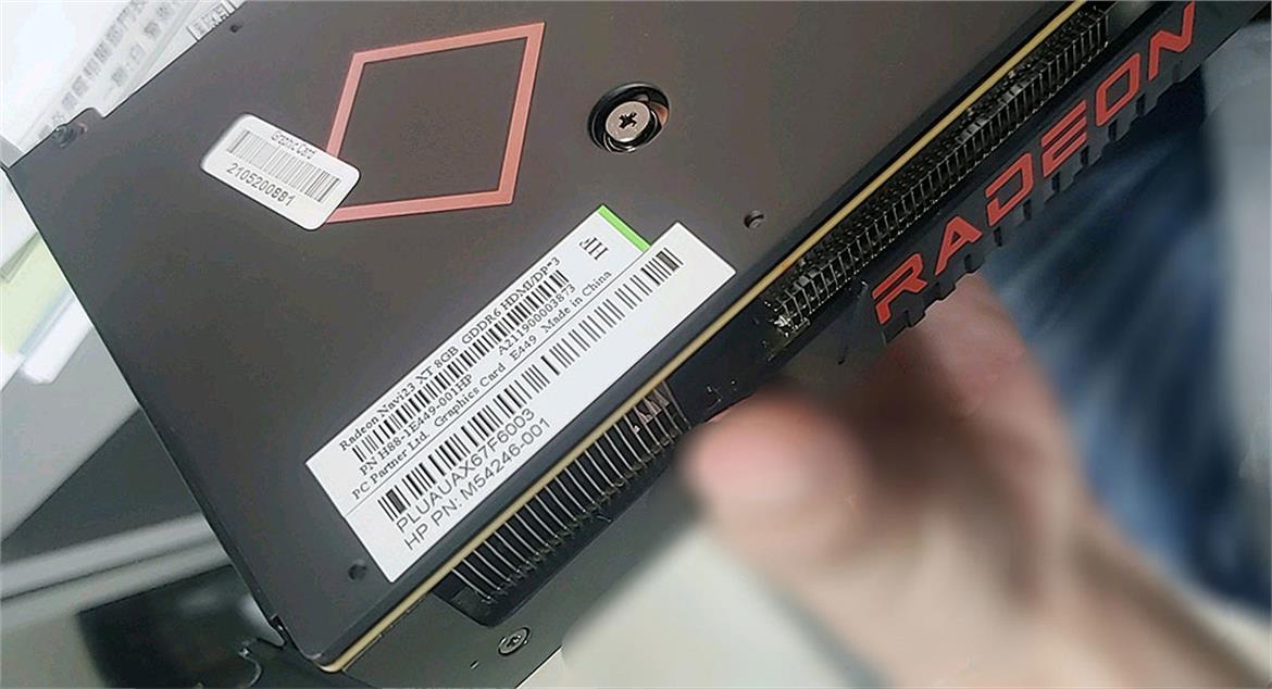 Alleged AMD Radeon RX 6600 XT Navi 23 Graphics Card Spied In Leaked Photo