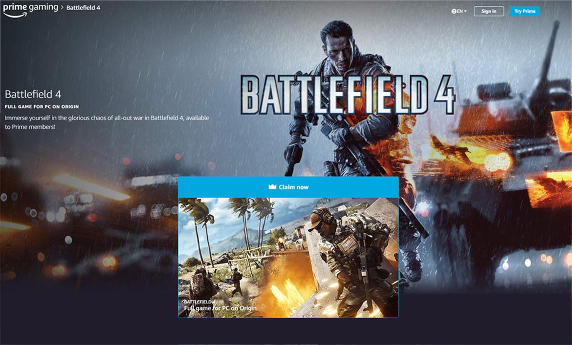 Battlefield 4 Is Now Free To Claim For Amazon Prime Subscribers, Grab It ASAP!
